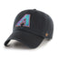 47 Brand MLB Clean Up Cooperstown Arizona Diamondbacks - Black - Spin Limit Boardshop
