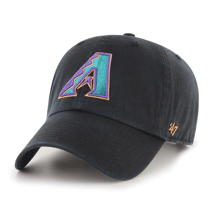 47 Brand MLB Clean Up Cooperstown Arizona Diamondbacks - Black - Spin Limit Boardshop