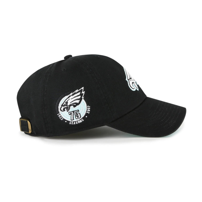 47 Brand NFL Clean Up Philadelphia Eagles World Series - Black Mint - Spin Limit Boardshop