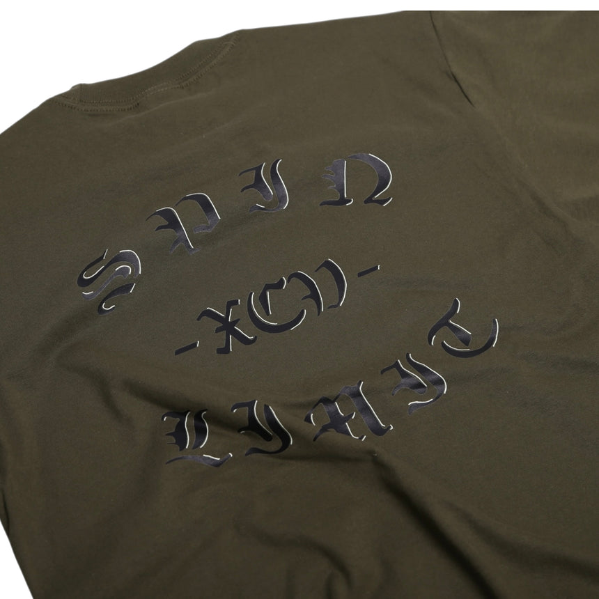 Spin Limit Fraktur Logo - Olive