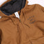 Spin Limit Fraktur Logo Work Jacket - Duck Brown