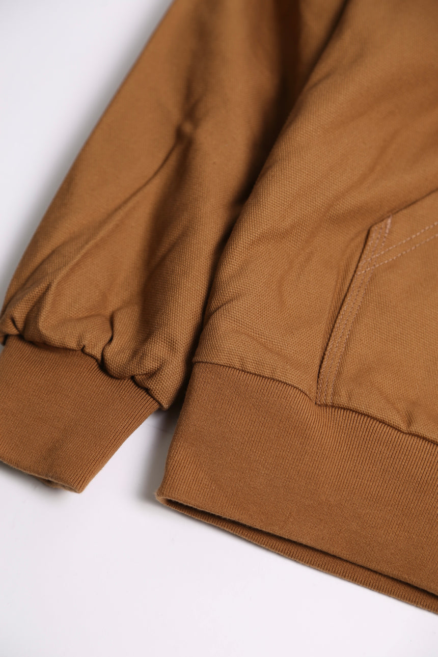 Spin Limit Fraktur Logo Work Jacket - Duck Brown