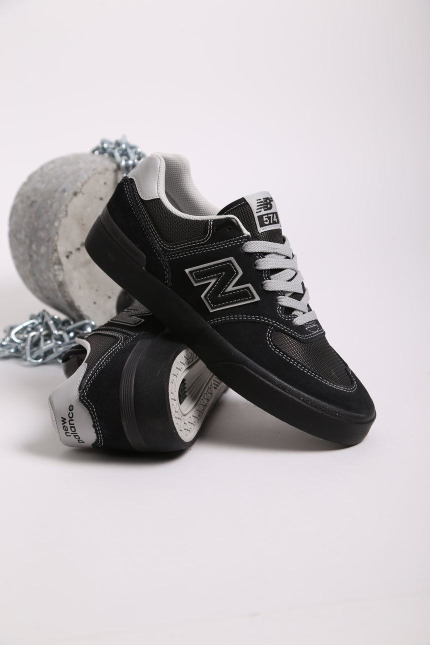 New Balance Numeric 574 Vulc - Black Grey