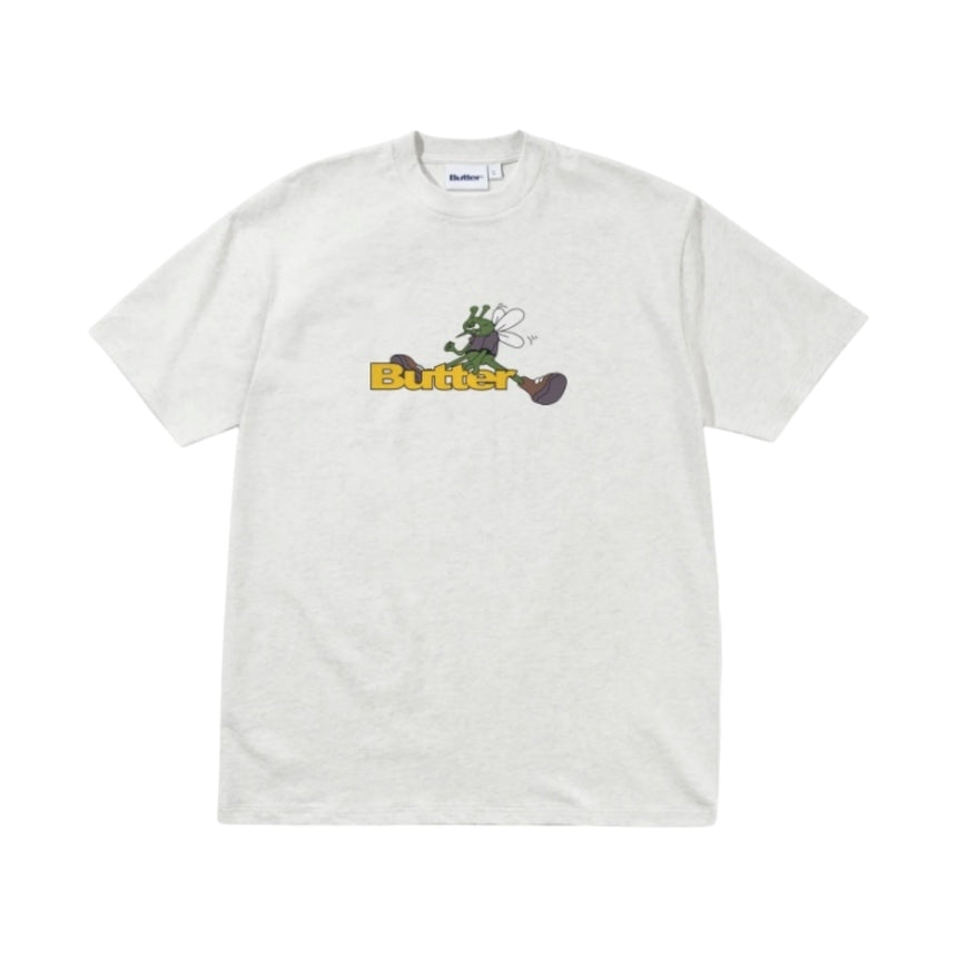 Butter Goods Skeeter Logo Tee - Ash - Spin Limit Boardshop
