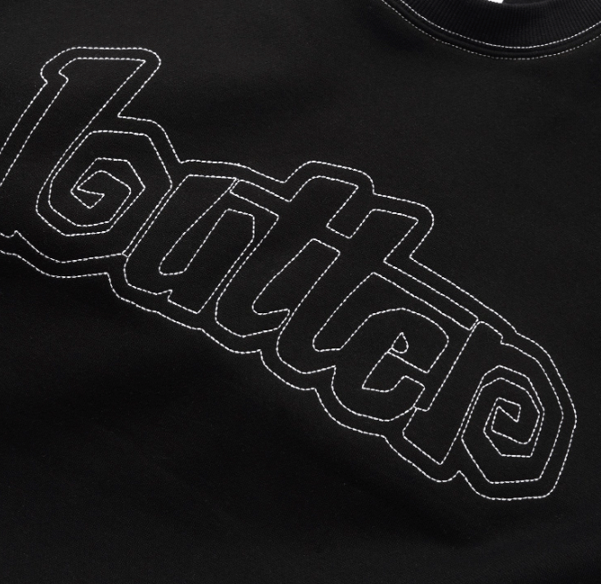 Butter Goods Swirl Crewneck - Black - Spin Limit Boardshop