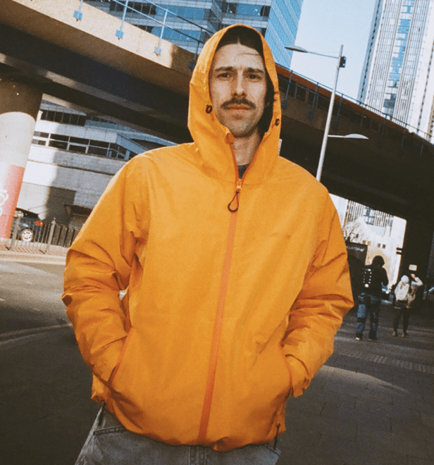 Butter Goods T - Rain Jacket - Orange - Spin Limit Boardshop