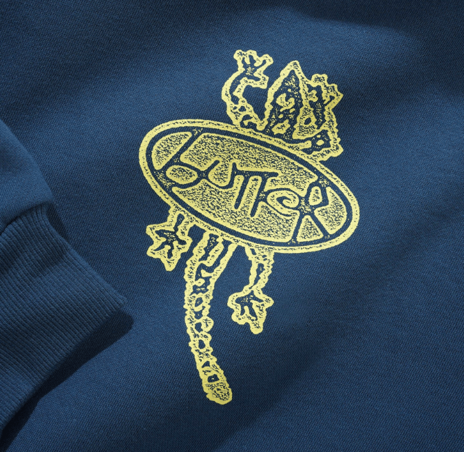 Butter Goods Wipeout Pullover Hood - Ocean - Spin Limit Boardshop