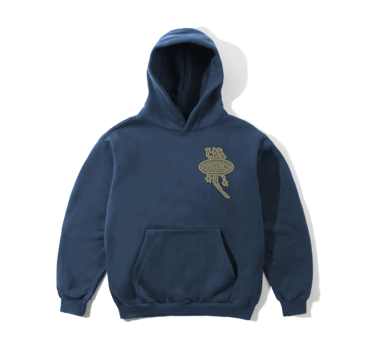Butter Goods Wipeout Pullover Hood - Ocean - Spin Limit Boardshop
