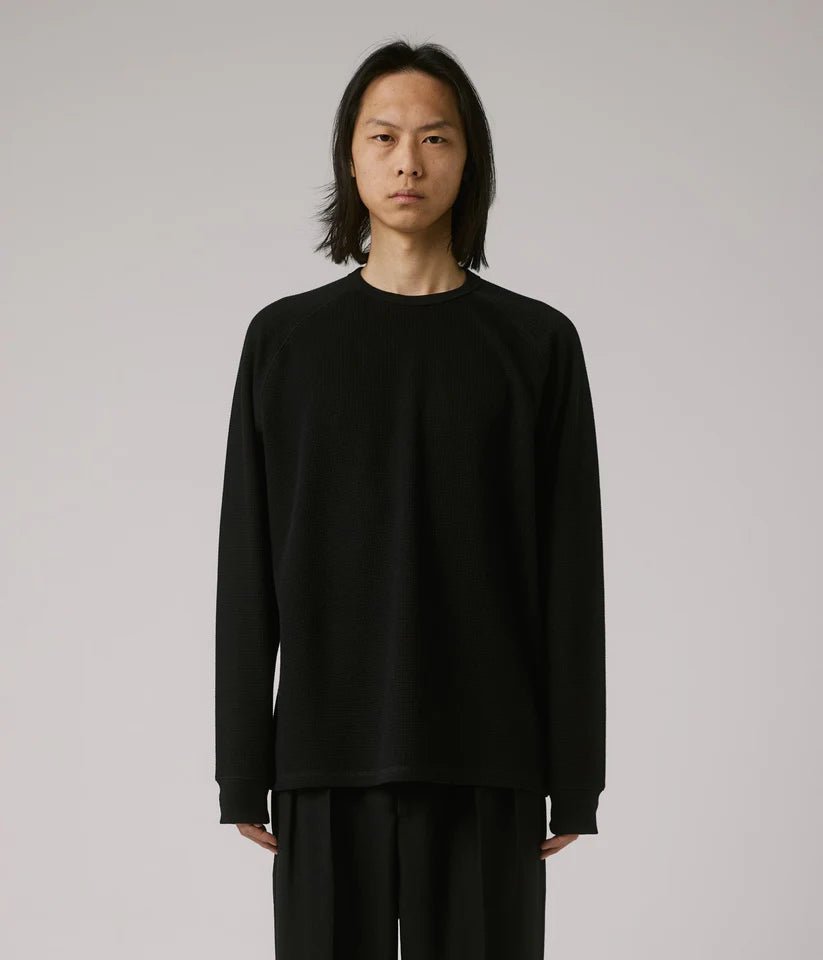 Former Anderson Waffle Longsleeve - Black - Spin Limit Boardshop