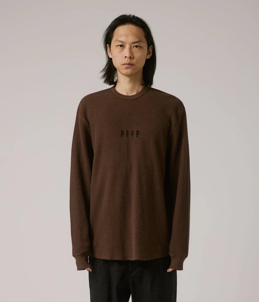 Former Anderson Waffle Longsleeve - Taupe - Spin Limit Boardshop