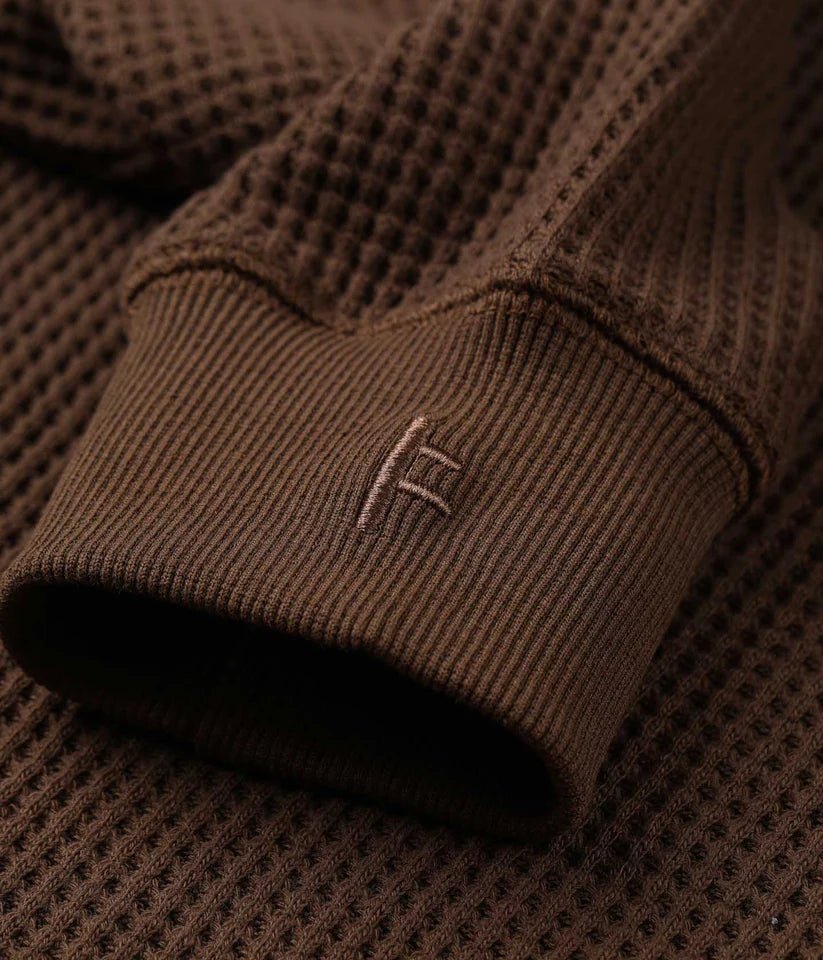 Former Anderson Waffle Longsleeve - Taupe - Spin Limit Boardshop