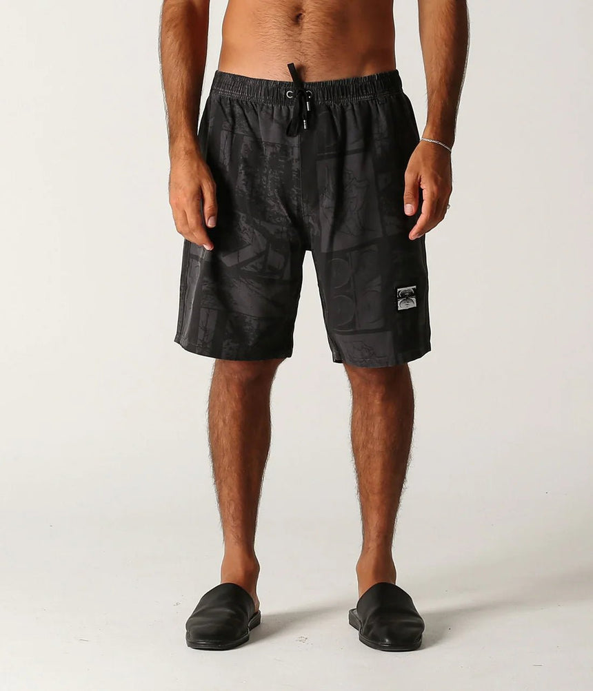 Former Swans Requiem Swim Short - Black Grey - Spin Limit Boardshop