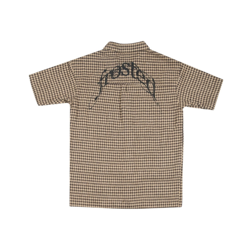 Frosted Angel's Button Up Shirt - Brown - Spin Limit Boardshop