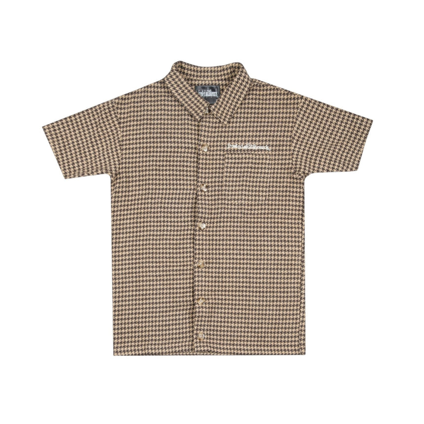 Frosted Angel's Button Up Shirt - Brown - Spin Limit Boardshop