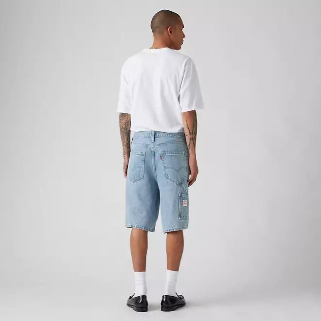 Levi's 568 Loose Carpenter Denim Short - Light Washed - Spin Limit Boardshop