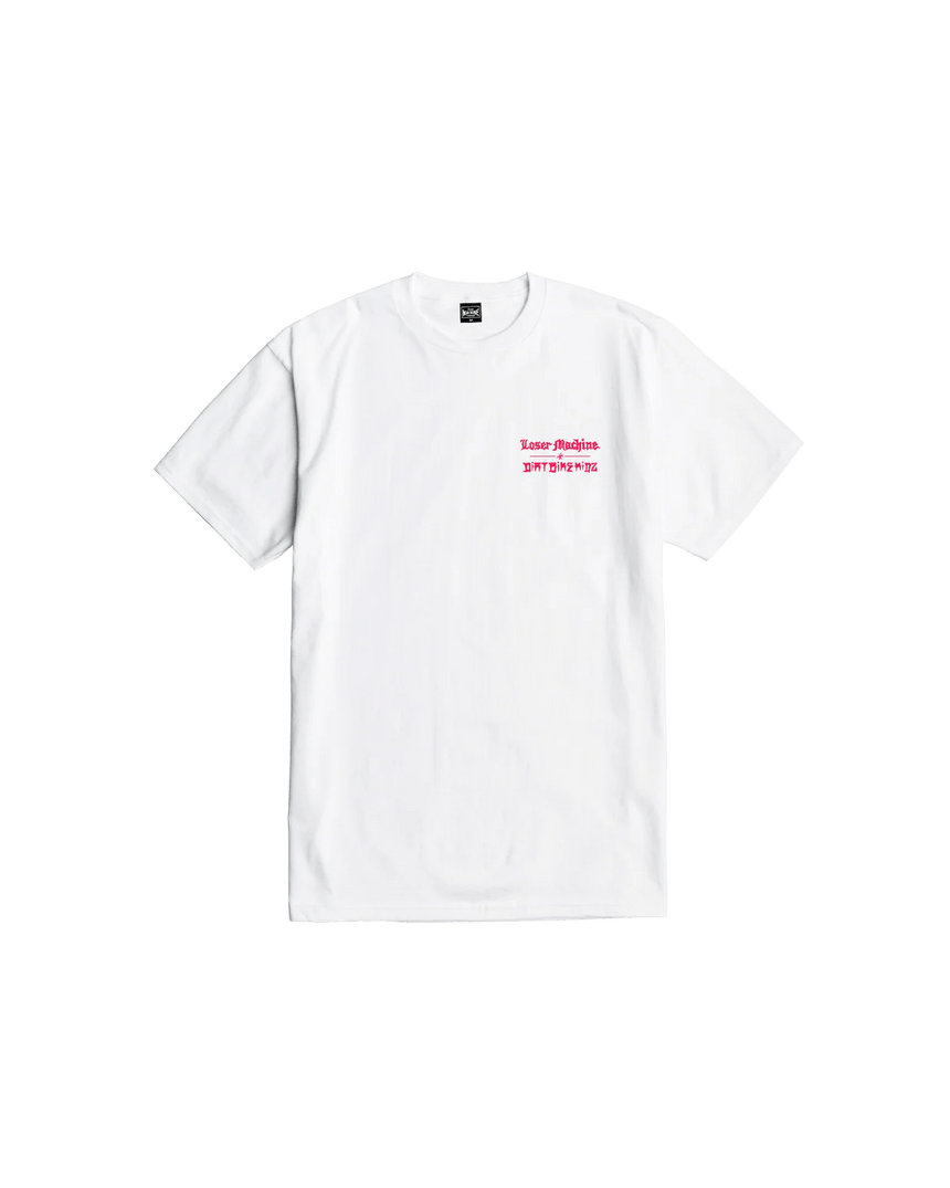 Loser Machine 8 Ballerz Tee - Blanc - Spin Limit Boardshop
