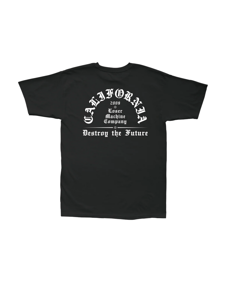 Loser Machine Established Tee - Noir - Spin Limit Boardshop