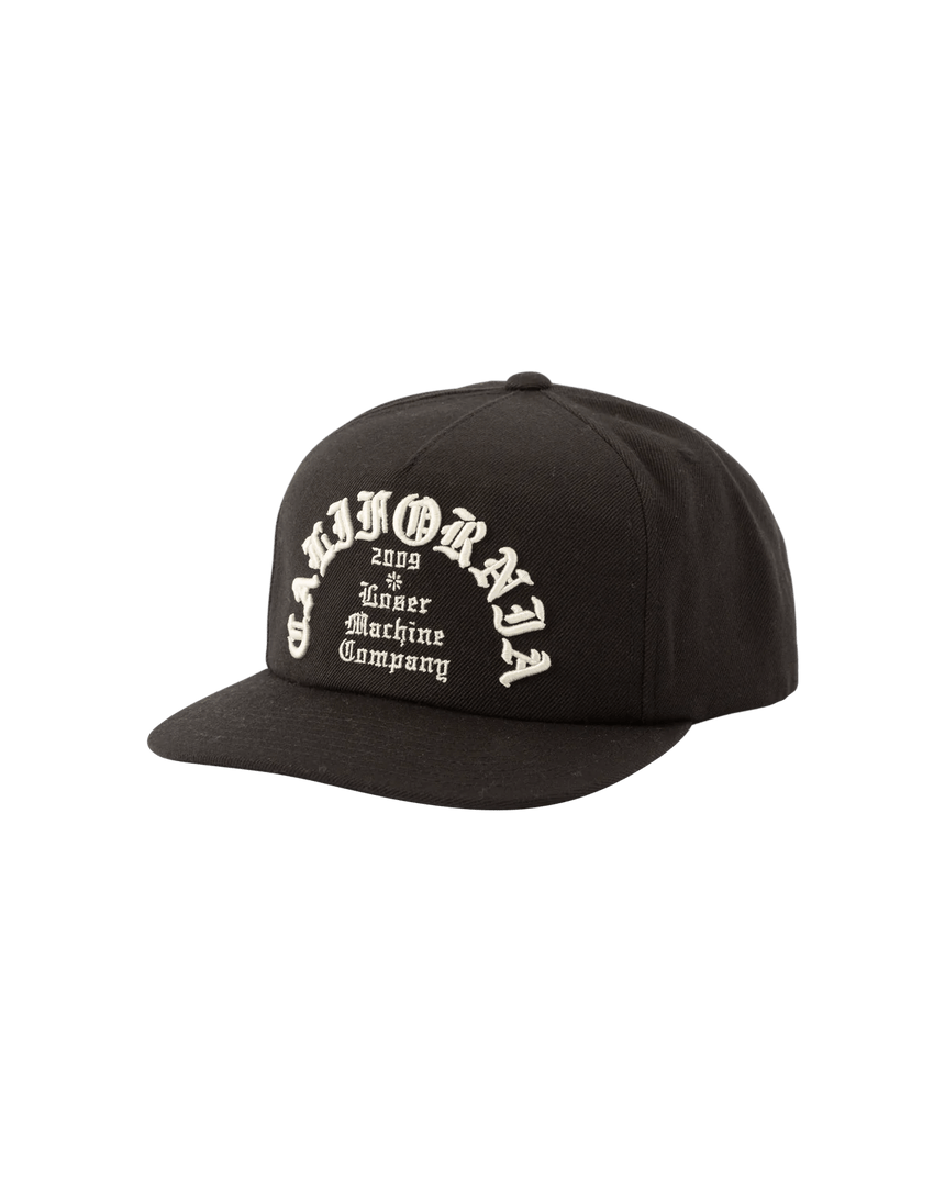 Loser Machine Fanatic Snapback Hat - Black - Spin Limit Boardshop