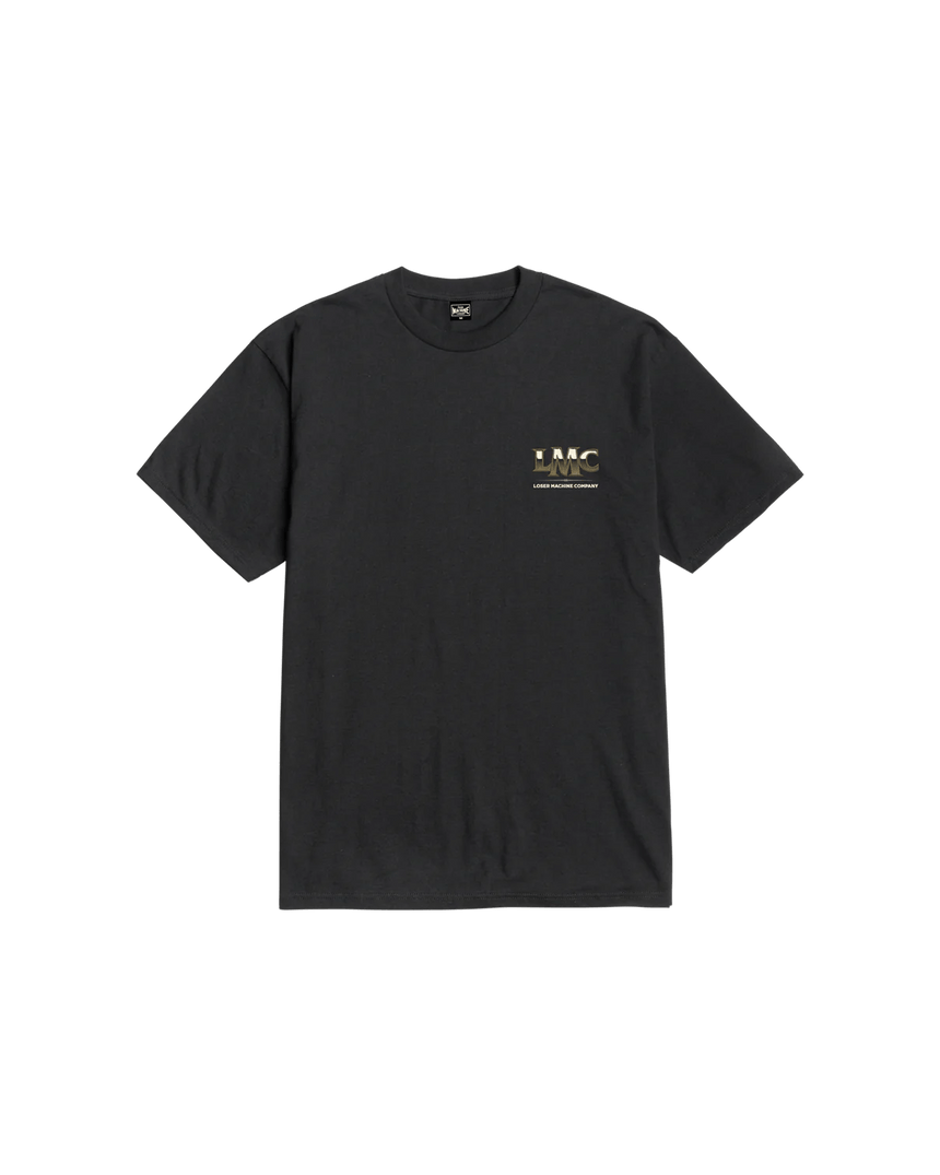 Loser Machine Grandeur Tee - Black - Spin Limit Boardshop