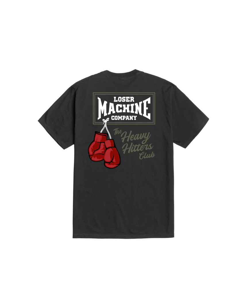 Loser Machine In The Ring Tee - Black - Spin Limit Boardshop