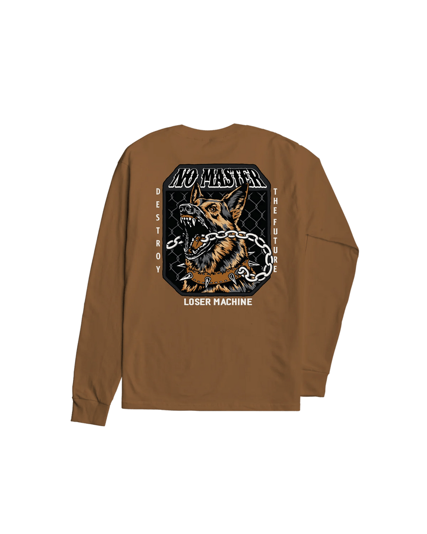 Loser Machine No Master Longsleeve - Brown - Spin Limit Boardshop