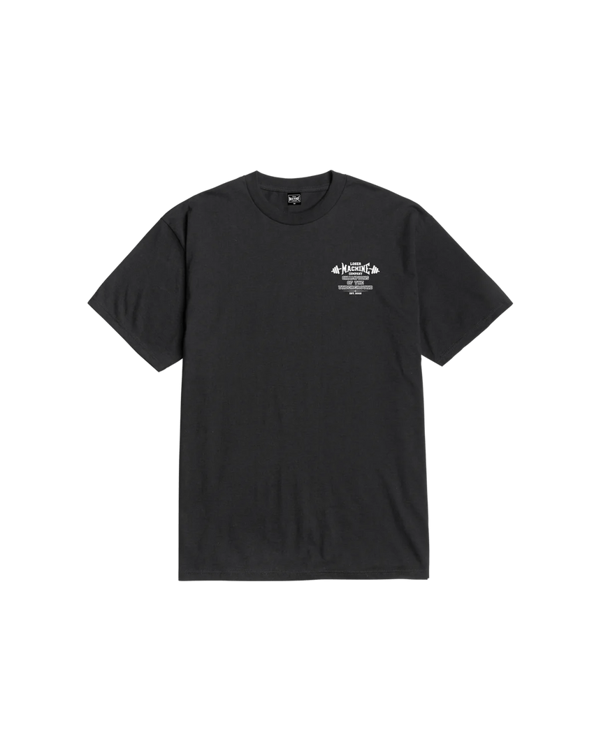 Loser Machine Powerhouse Tee - Black - Spin Limit Boardshop