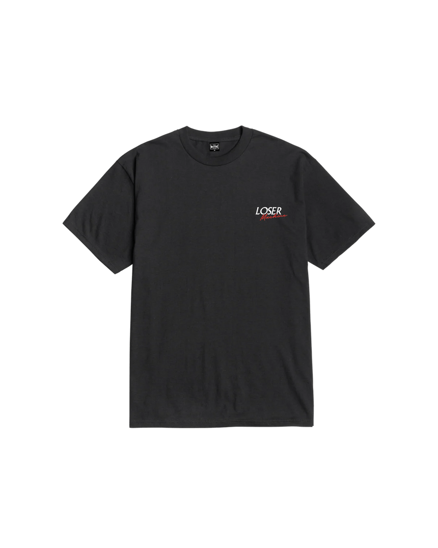 Loser Machine Rear View Tee - Black - Spin Limit Boardshop