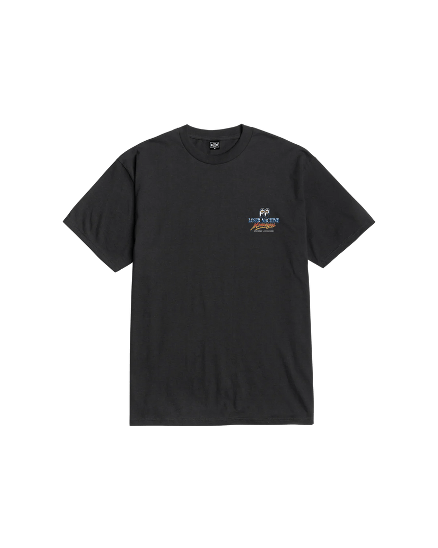 Loser Machine Red Hot Tee - Black - Spin Limit Boardshop