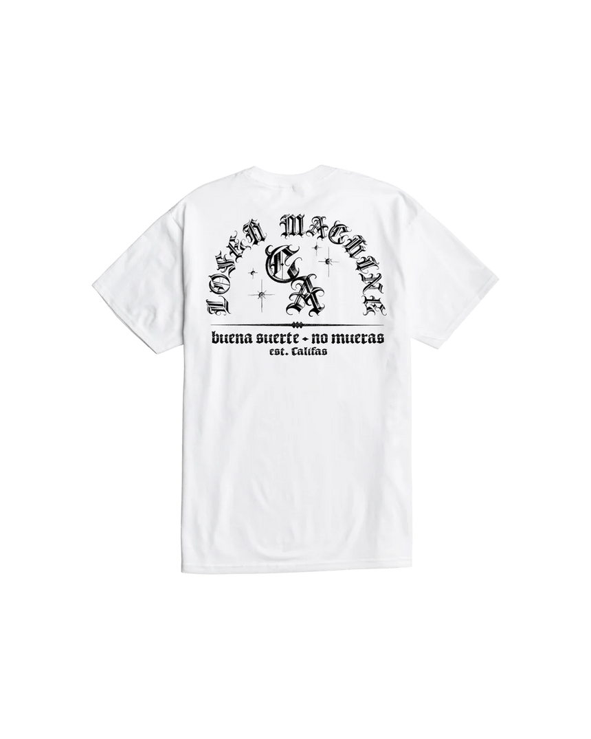 Loser Machine South Bound Tee - White - Spin Limit Boardshop