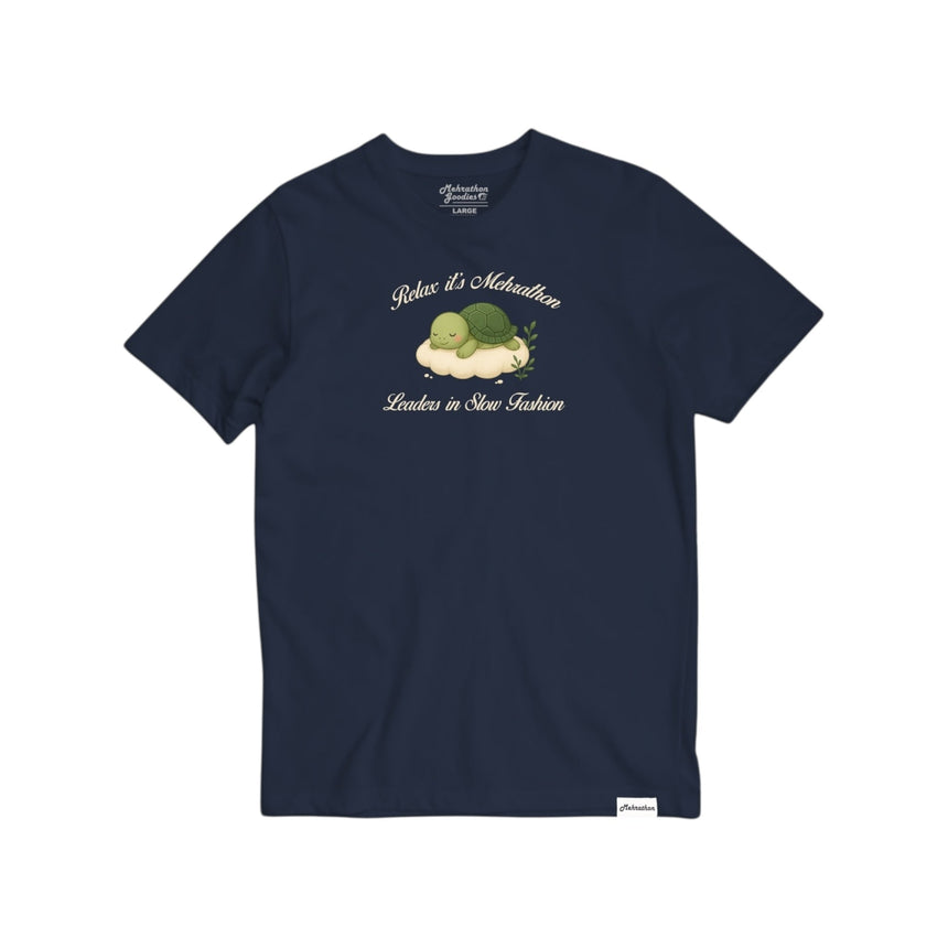 Mehrathon Slow Fashion Tee - Navy - Spin Limit Boardshop