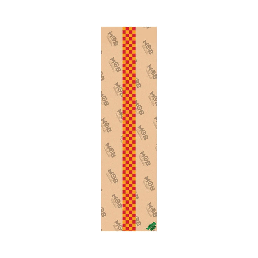 Mob Grip Checker Stripe orange/red - Spin Limit Boardshop