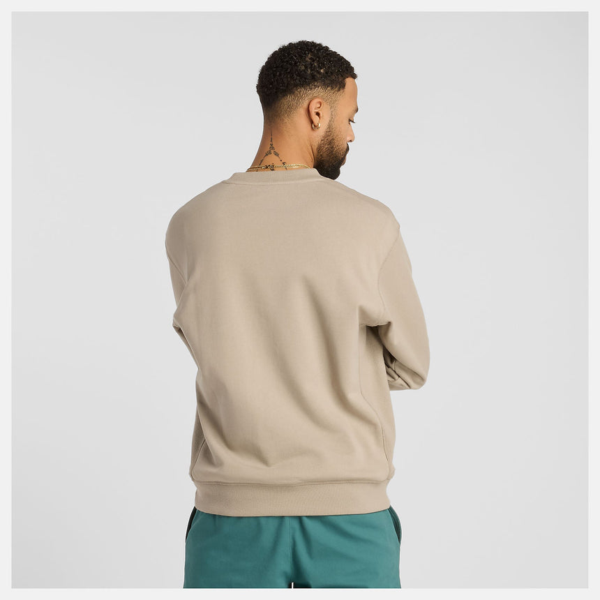 NB Numeric French Terry Crew - Arid Stone - Spin Limit Boardshop