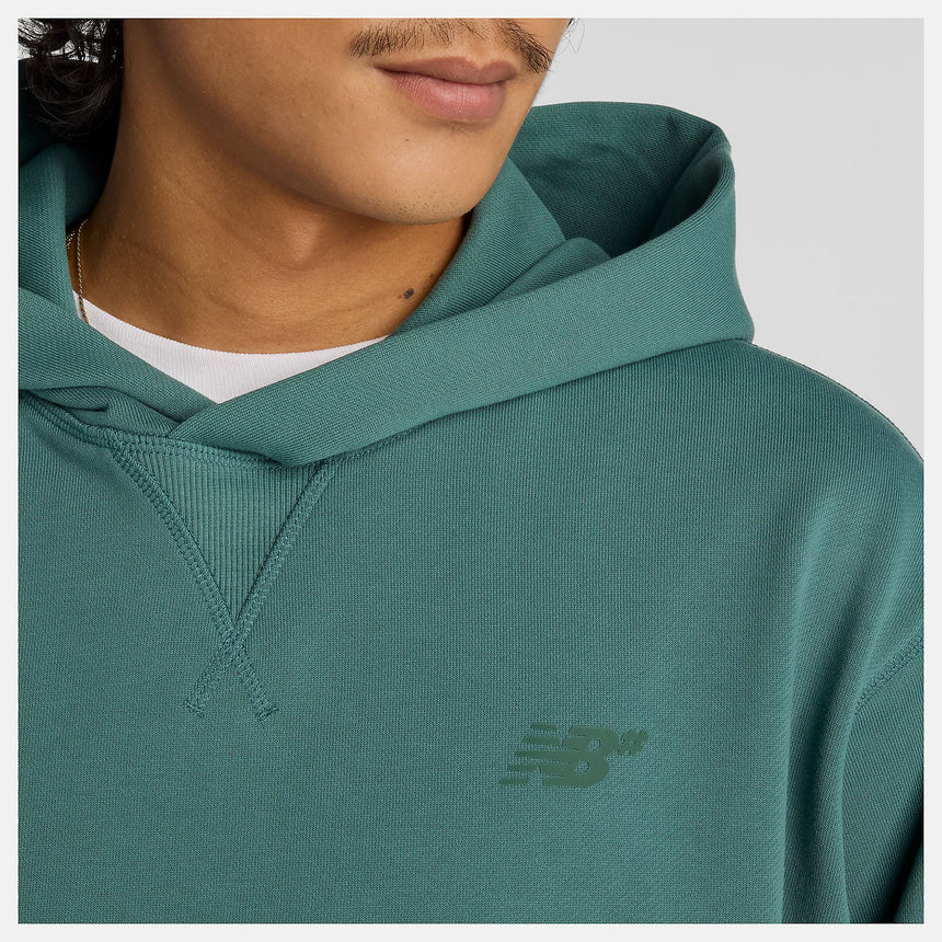 NB Numeric French Terry Hood - Turquoise - Spin Limit Boardshop