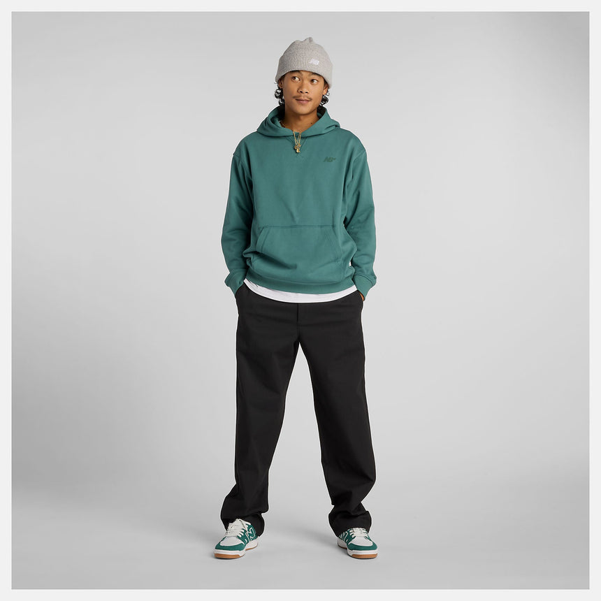 NB Numeric French Terry Hood - Turquoise - Spin Limit Boardshop