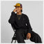 NB Numeric Waffle Knit Long Sleeve Henley - Black - Spin Limit Boardshop