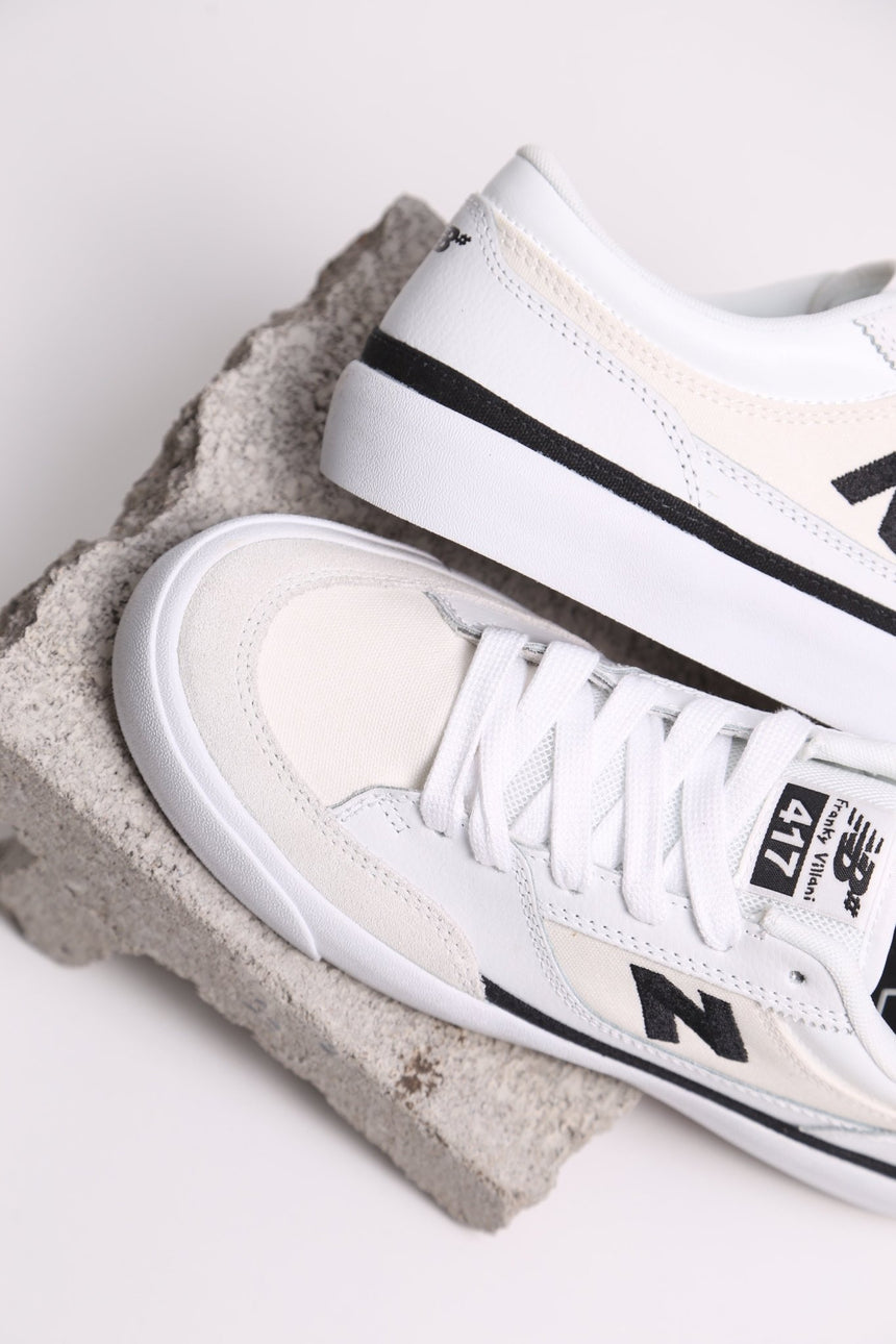 New Balance Numeric Franky Villani 417 LWW - white Black - Spin Limit Boardshop