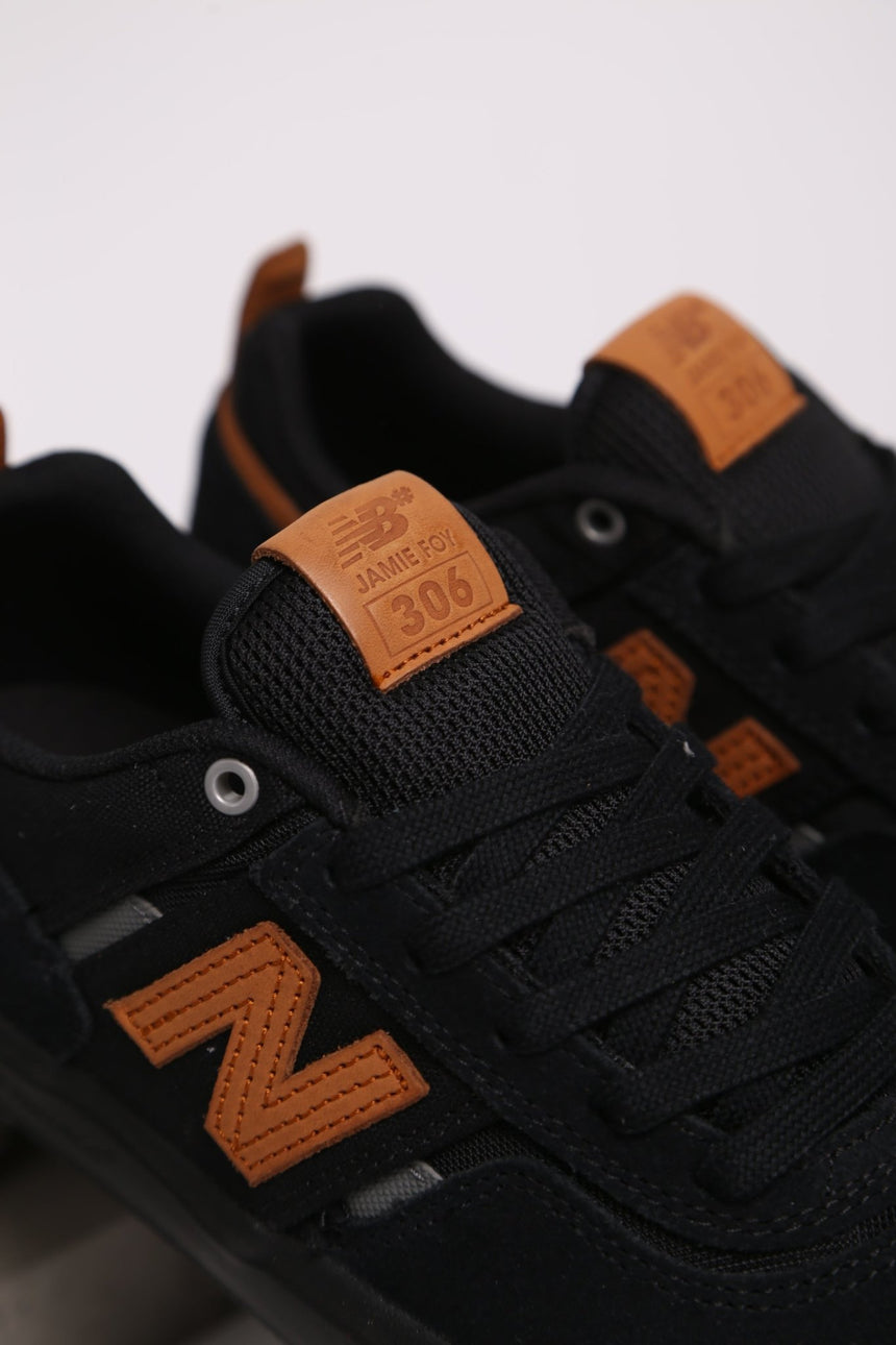 New Balance Numeric Jamie Foy 306 BON - Black Brown - Spin Limit Boardshop