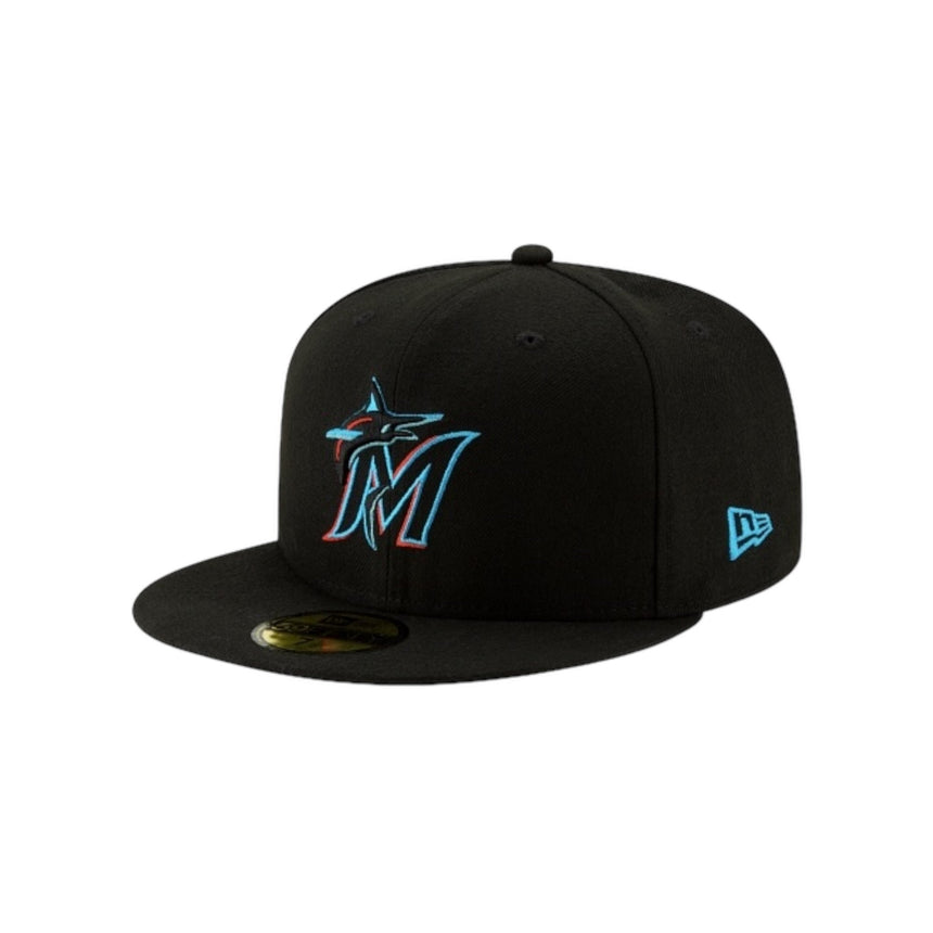 New Era Cap 59Fifty Fitted - MLB Florida Marlins Bleu red - Spin Limit Boardshop