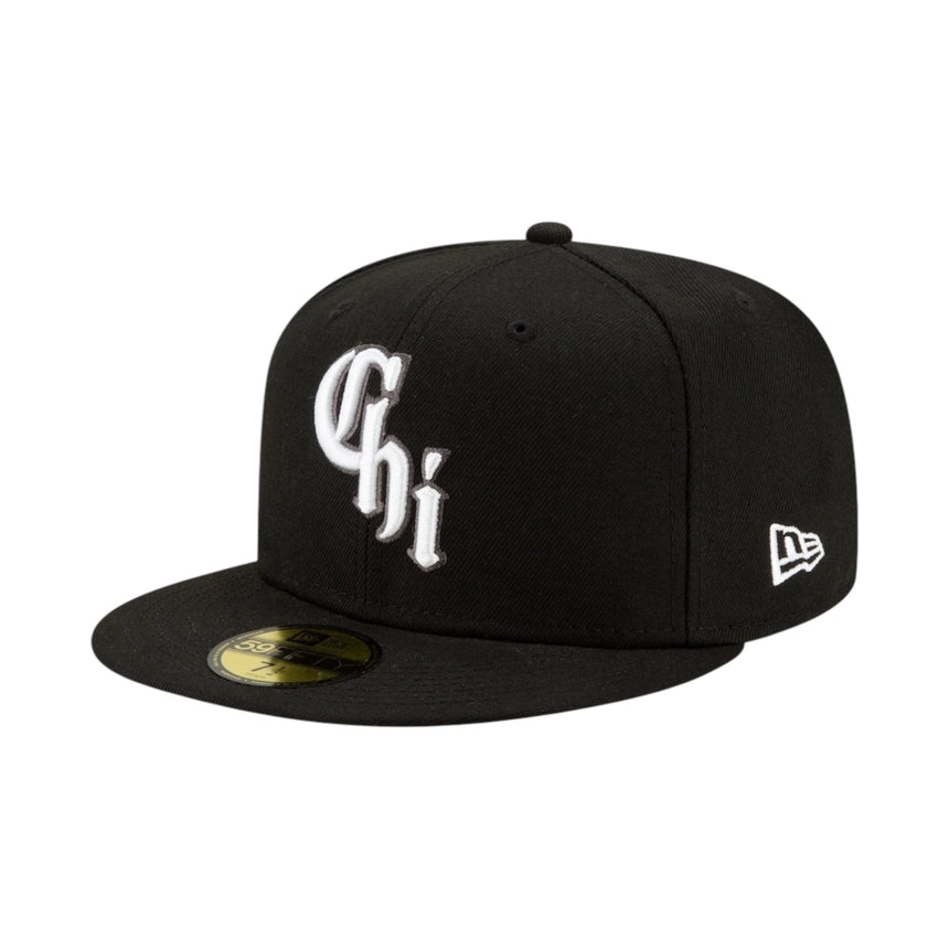 New Era Cap 59Fifty Fitted - MLB White Sox Black - Spin Limit Boardshop