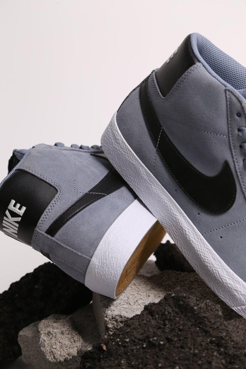 Nike Sb Blazer Mid - Blue Grey Obsidian - Spin Limit Boardshop