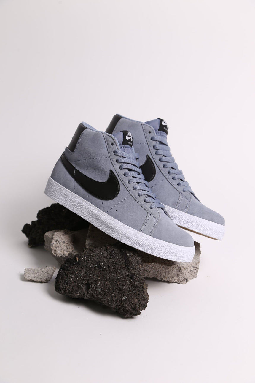 Nike Sb Blazer Mid - Blue Grey Obsidian - Spin Limit Boardshop