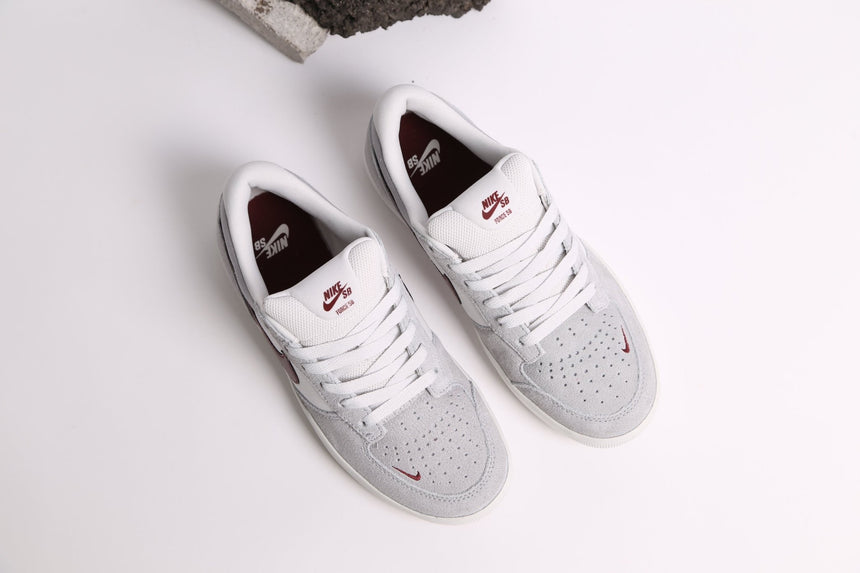 Nike Sb Force 58 - Light Smoke Grey/Burgundy - Spin Limit Boardshop