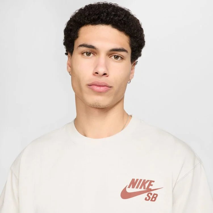 Nike Sb Logo Tee - Light Bone - Spin Limit Boardshop