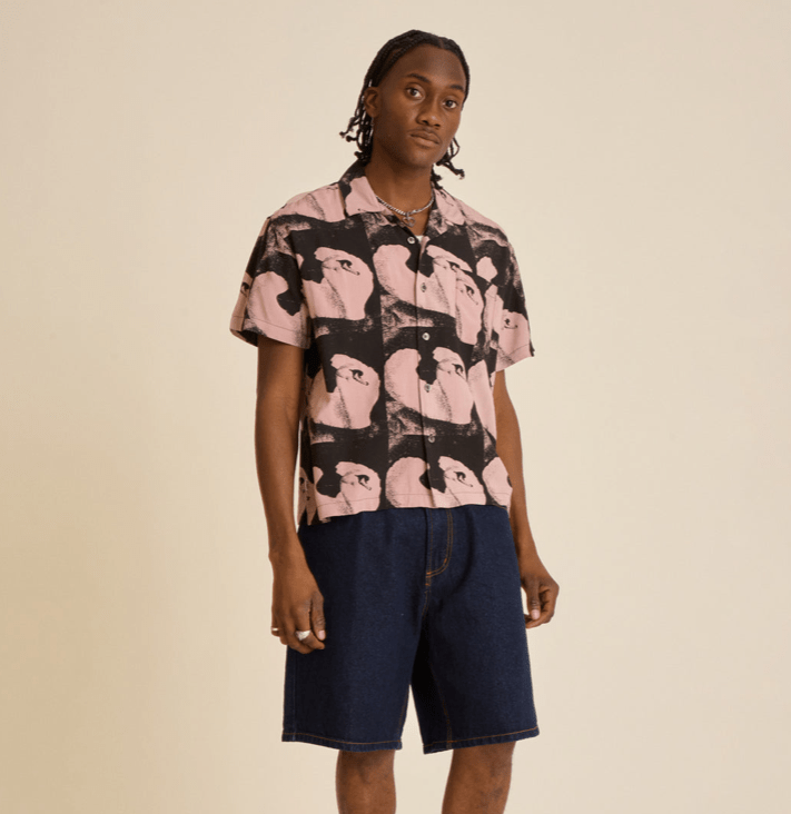 Obey Ambre Woven Shirt - Mauve Faded Wash - Spin Limit Boardshop