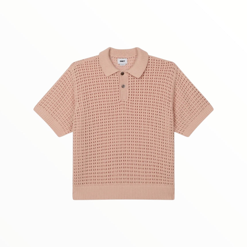 Obey Kody Polo - Pale Pink - Spin Limit Boardshop
