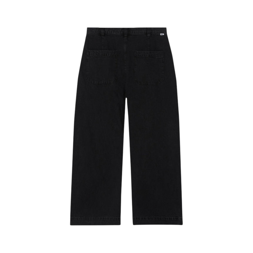 Obey Oliver Denim Pleated Pant - Faded Black - Spin Limit Boardshop