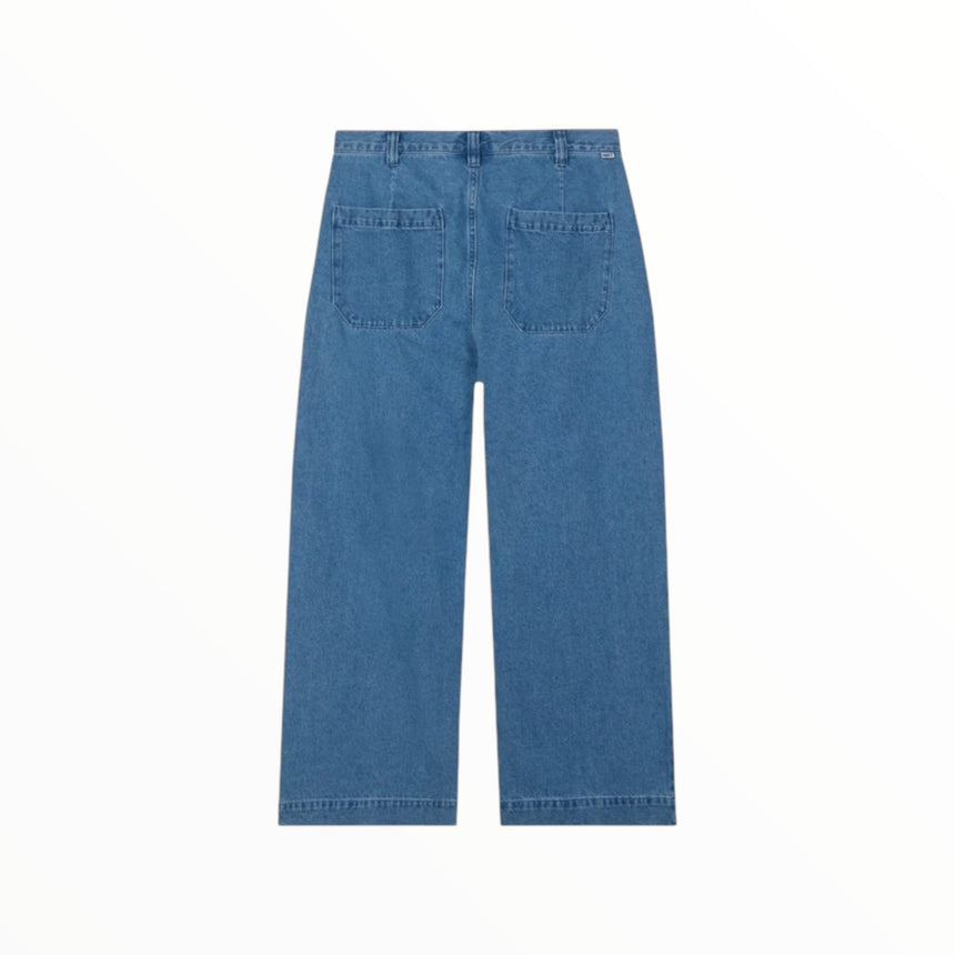Obey Oliver Denim Pleated Pant - Light Indigo - Spin Limit Boardshop