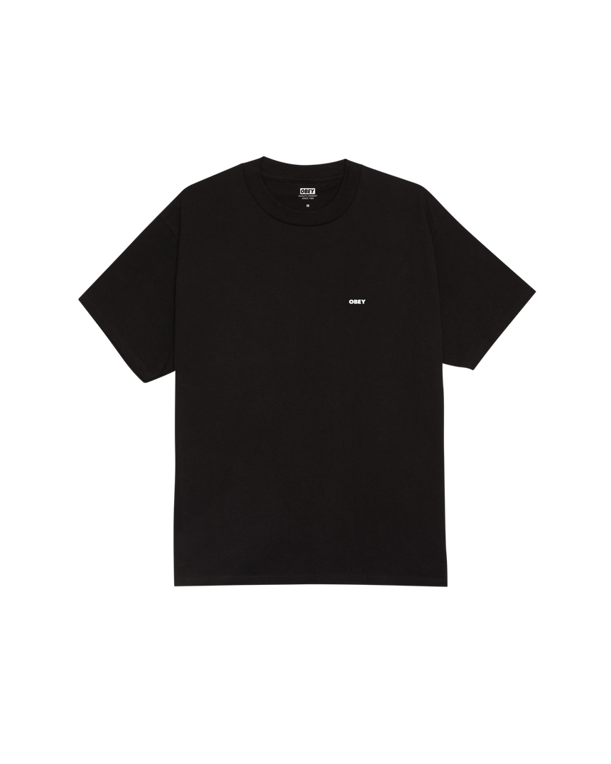 Obey Peace & Justice Statue Tee - Black - Spin Limit Boardshop