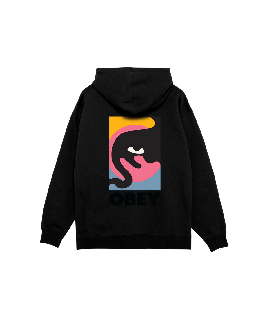 Obey Quarter Icon Hoodie - Black - Spin Limit Boardshop
