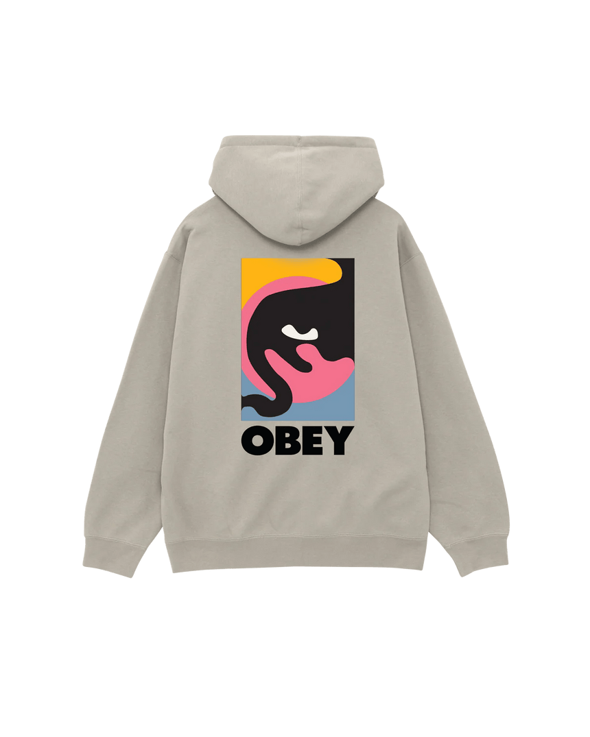 Obey Quarter Icon Hoodie - Moonstruck - Spin Limit Boardshop